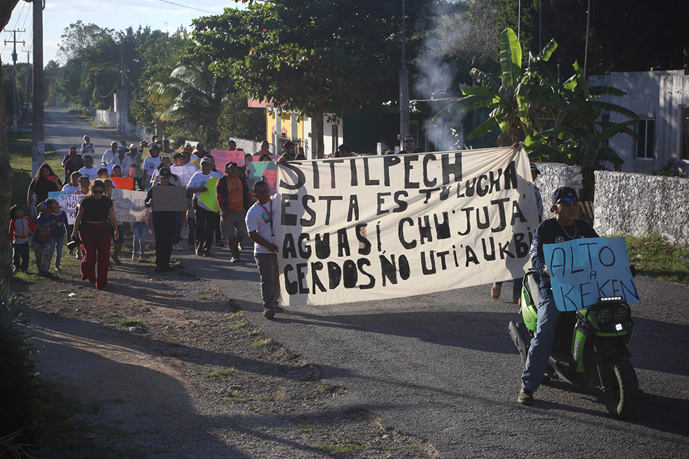 Juzgado Federal en Yucatán ordena se suspenda la intervención policial en contra del pueblo de Sitilpech
