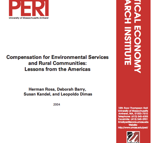Compensation for Environmental Services and Rural Communities; Lessons from the Americas