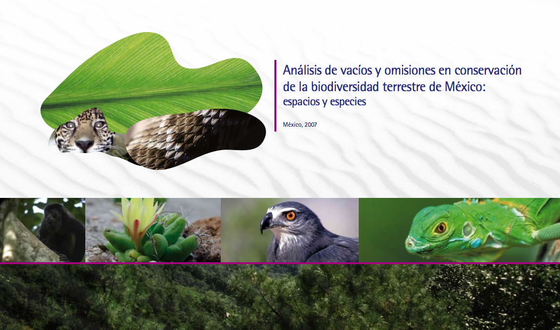 Análisis de vacíos y omisiones en conservación de la biodiversidad terrestre de México: espacios y especies