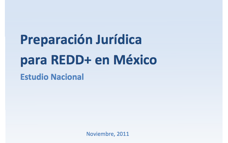 Preparación Jurídica Para REDD+ En México