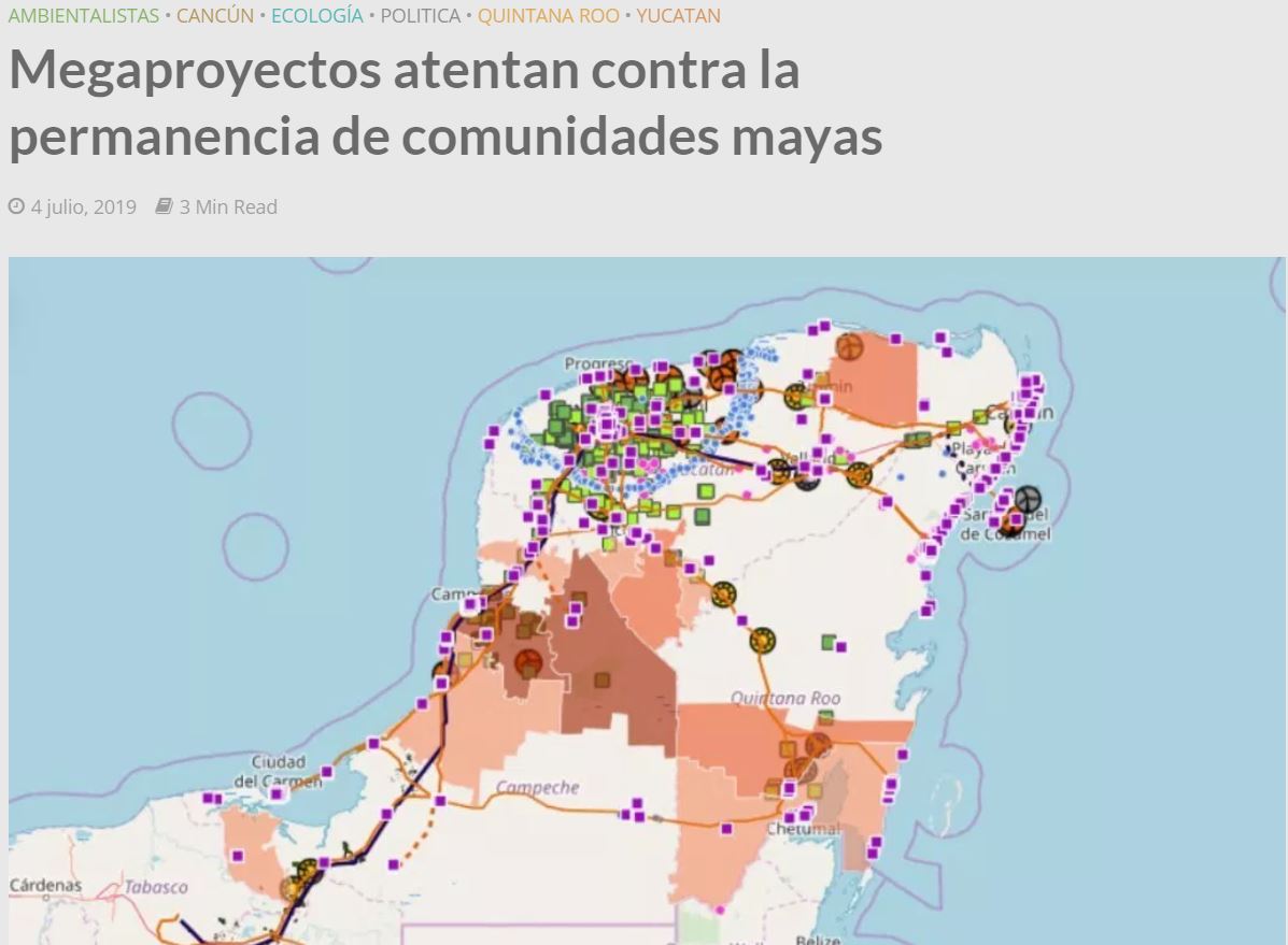 Megaproyectos atentan contra la permanencia de comunidades mayas