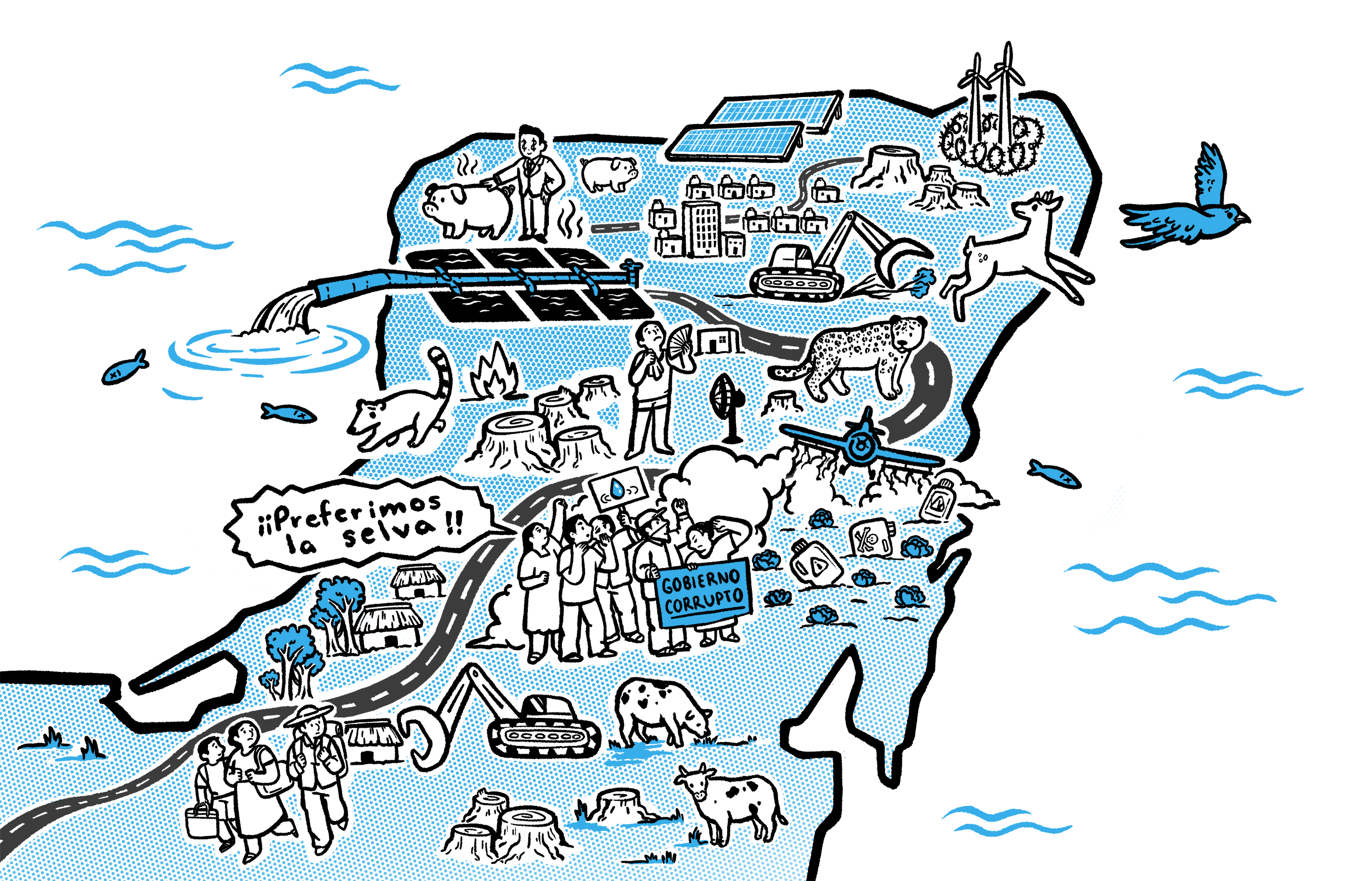 Extractivismo y cambio de uso de suelo en la península de Yucatán