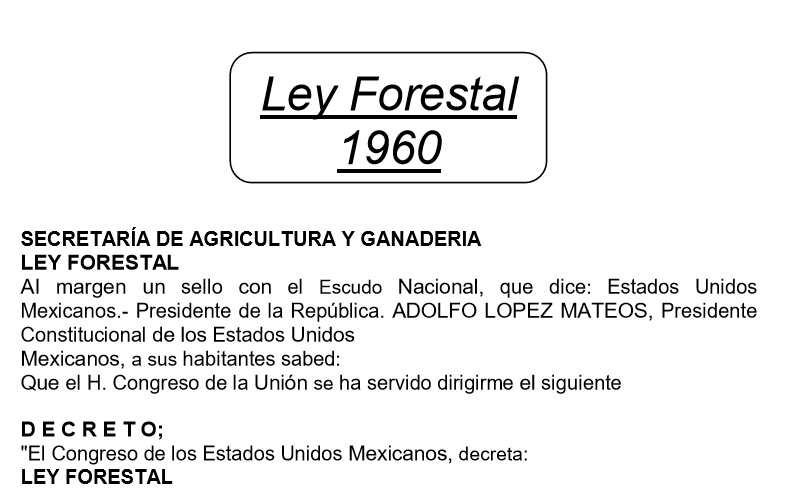 Ley Forestal 1960