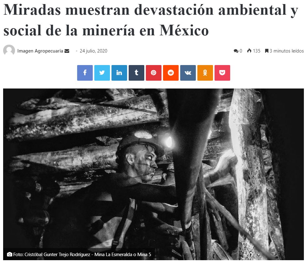 Miradas muestran devastación ambiental y social de la minería en México
