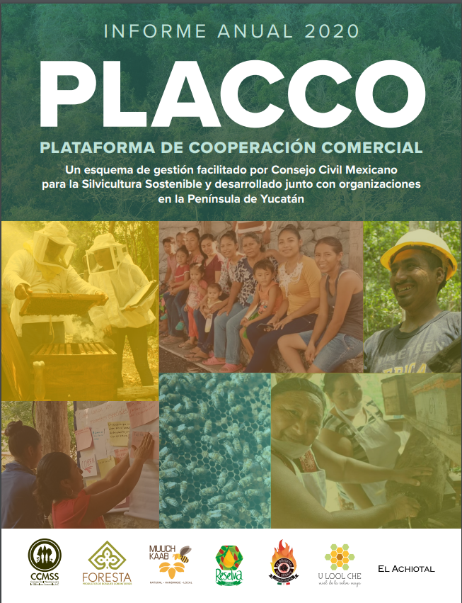 Informe anual 20202 de la Plataforma de Cooperación y Comercialización (PLACCO) en la Península de Yucatán
