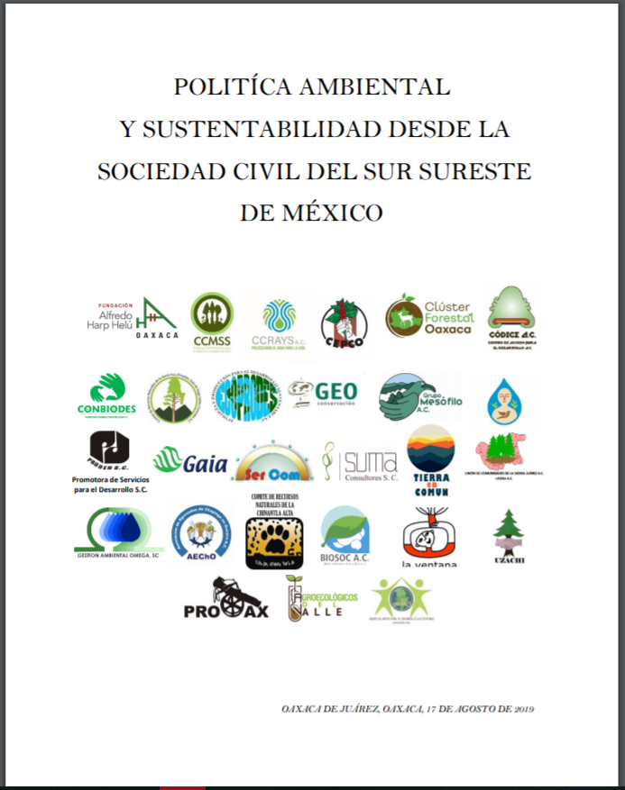Política ambiental y sustentabilidad desde la sociedad civil del sur sureste de México